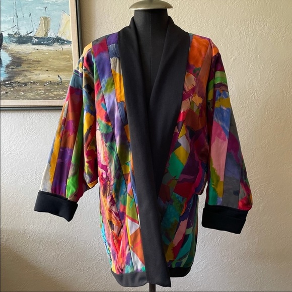 Hand Crafted Jackets & Blazers - Vintage 1980s open jacket